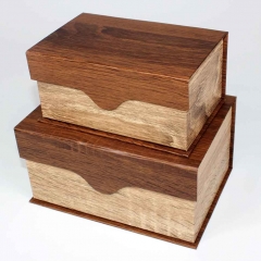Holz-Design-Papier-Box