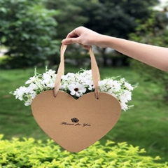Herz-Form-tragbare Blumen-Geschenkbox für Gast-Partei-Dekoration