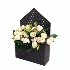 Kundenspezifischer Logo-Umschlag-Form-Papierkasten für das Verpacken von Blumen