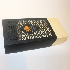 Hochwertige Custom Logo Karton Weinbox mit Schublade