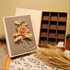 Kundenspezifische Druck-Buch-förmige Chocoalte-Geschenkbox zum Valentinstag