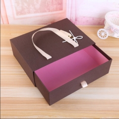 Kundenspezifische Geschenk-Pappschublade-Kasten-Verpackung für Frau