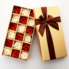 Luxusblumenverpackungs-Pappgeschenkbox mit Behälter