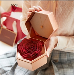 Kundenspezifische Druckblumen-Geschenkbox für den Valentinstag