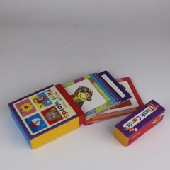 benutzerdefinierte größe 75 * 45mm hohe qualität lernen karte spielkarten