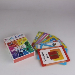 Custom size 98*70mm Baby Learning card game for kids education
