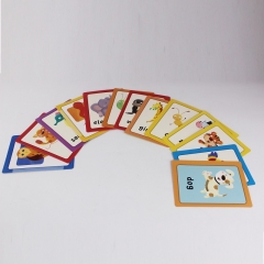Customized Cardboard Flah Cards 45*75mm for Kids