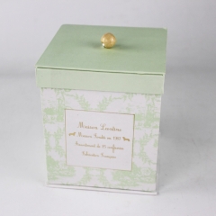 Büttenpapier Hochzeit Geschenkbox mit Perlengriff