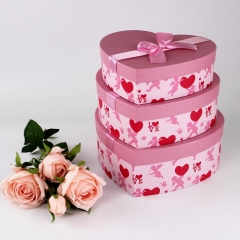 Luxusdrucken fertigt Pappblumenherzform-Verpackungsgeschenkbox kundenspezifisch an