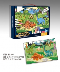 Puzzlespiel-Lernspielzeug mit Aquarellstift für Kinder