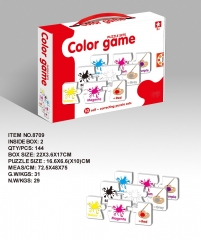 pädagogisches Puzzlespielkarton-Matchspielzeug-Puzzlespielspiel für Kinder